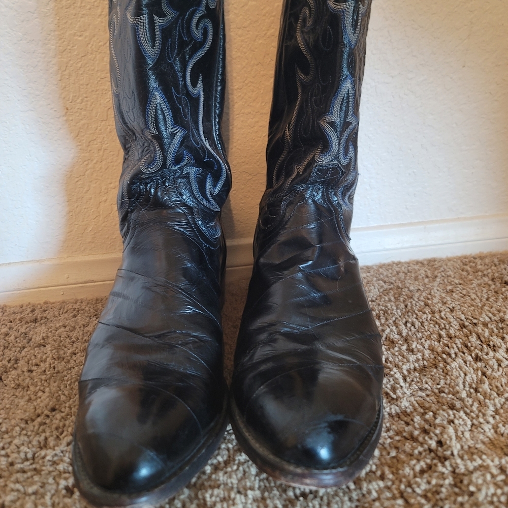 Dan Post EEL skin boots size 10 Wide